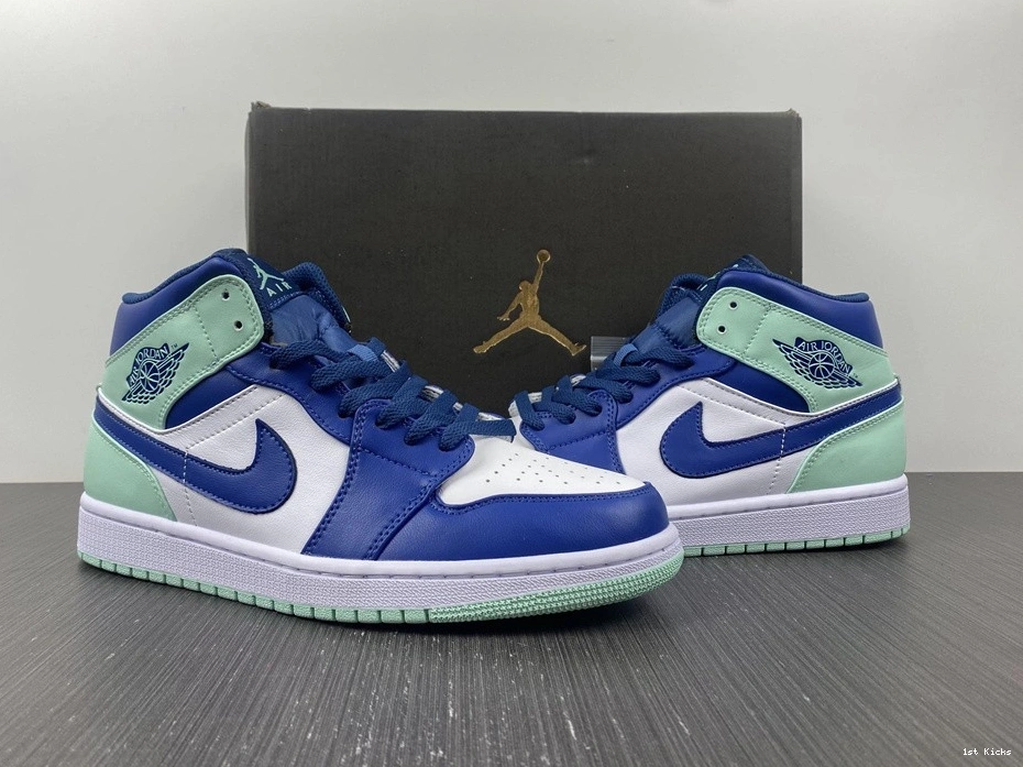 Jordan - Mid 1 Mystic Foam 554724-413 Navy Mint 0325